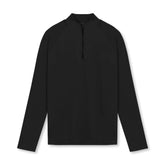 High Collar Half Zipper Training Long Sleeve T-shirt Running Top Fashion